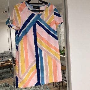 Mink Pink Watercolor Dress